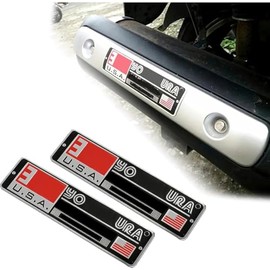 2pcx Exhaust Pipe Sticker Aluminum 3D Motorcycle Emblem Racing Decal