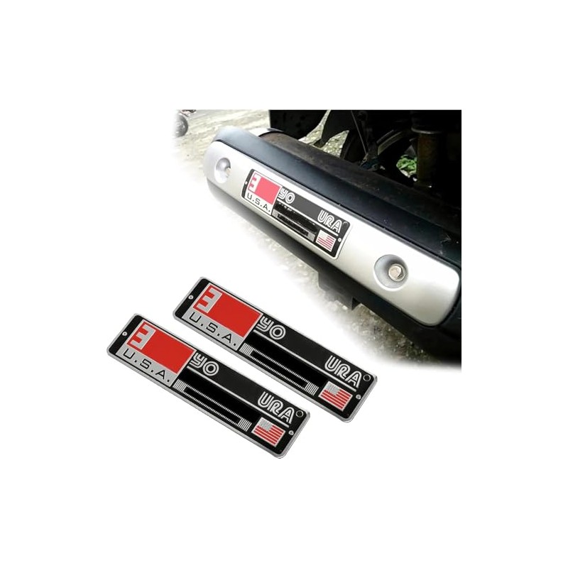 2pcx Exhaust Pipe Sticker Aluminum 3D Motorcycle Emblem Racing Decal