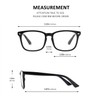 GQUEEN Fake Brille Ohne Stärke Damen Herren Nerdbrille UV400 Schwarz,PE2