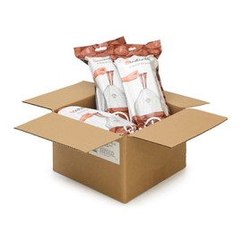 Brabantia PerfectFit Trash Bags (Size L/10.6-12 Gal) Thick Plastic Trash Can Liners with Drawstring Handles (120 Bags)