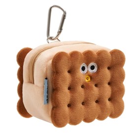 NUZZLENOOK Biscuit shaped dog poop dispenser portable 30 thick leak proof dog waste bags poop bag holder cute