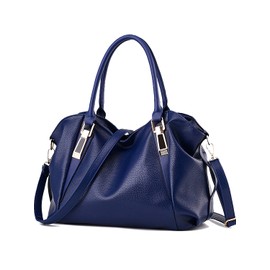 Monoa Women's Shoulder Bag, Elegant Adult Design, Handheld, 2-Way Faux Leather, Fashion, navy