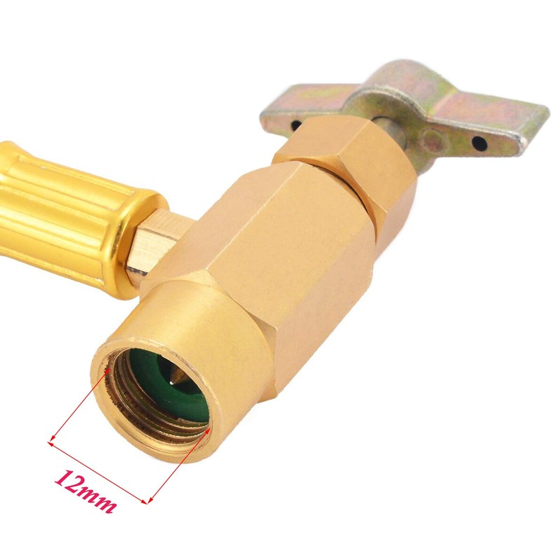 R1234YF Charging Hose with Gauge Kits, R-1234YF Adapter 1/2 LH
