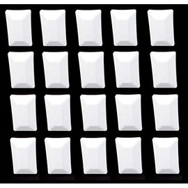 JSP Manufacturing White 4x6 Fence Post Caps(3-5/8"x 5-5/8") Multipack Made in USA Wholesale Bulk Pricing Fits Treated Posts 4 x 6 Nominal Fence Post Caps White (20)