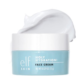 e.l.f. SKIN Mini Holy Hydration! Face Cream, Lightweight, Hydrating Face Cream For Supple Skin, Formulated With Hyaluronic Acid & Niacinamide, 15g