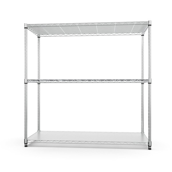 3 Tier NSF Wire Shelf Shelving Unit, 18 x 48