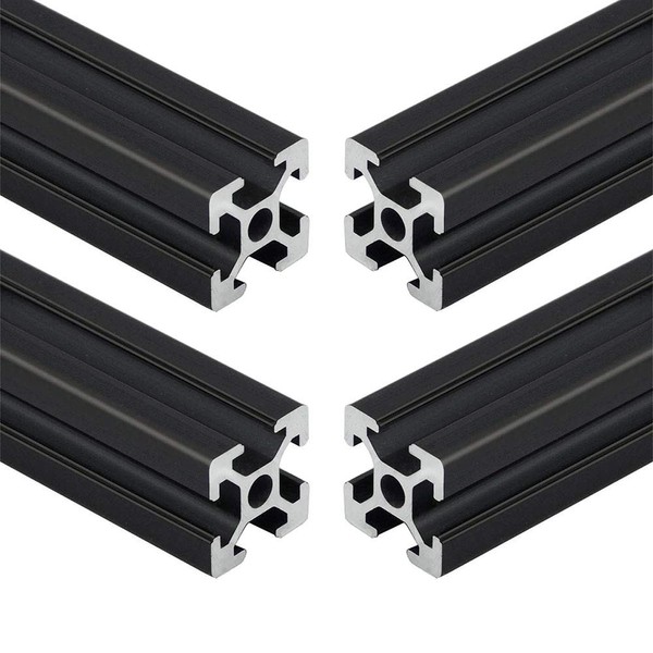 4pcs 250mm T Slot 2020 Aluminum Extrusion European Standard Anodized
