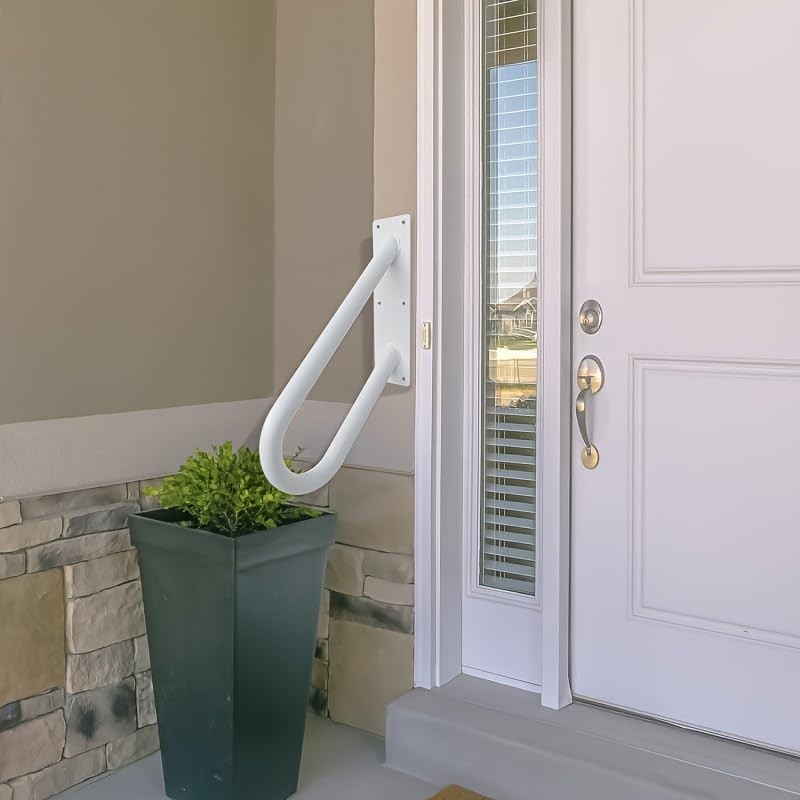 Handrails for Outdoor Steps, 1-2 Steps Wall Mount Stair Railing