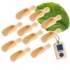 10 x Hofmeister® Wooden Dosing Scoop, 10.5 cm, Measuring Spoon