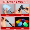 12 Pcs Set of 12 6'' Gumdrop Christmas Pathway Lights