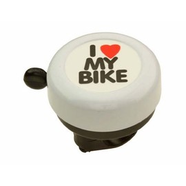 Alta I Love My Bicycle Bell, Multiple Colors. (White)