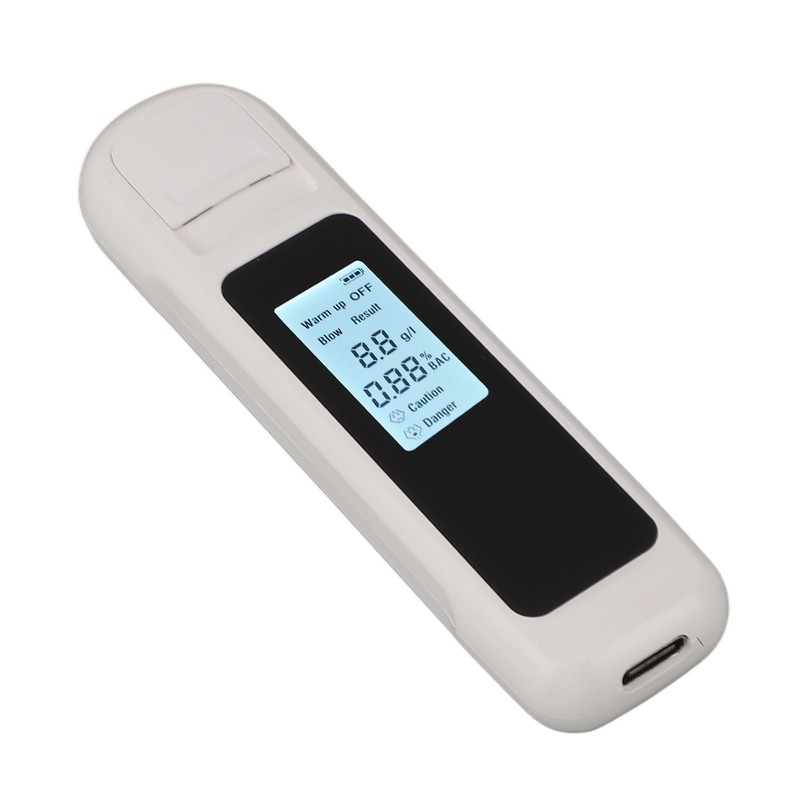 Alcohol Tester High Accuracy LCD Display USB Charging Portable Automatic