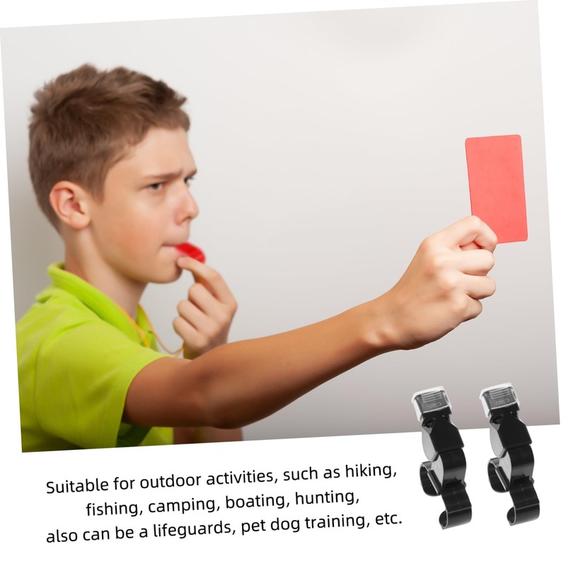 BIUDECO Pcs Sports Game Whistles Ring Whistle for Adults Umpire