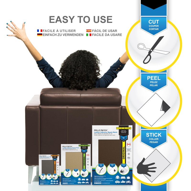 Pelle Patch - Leather And Vinyl Repair Patch - 25