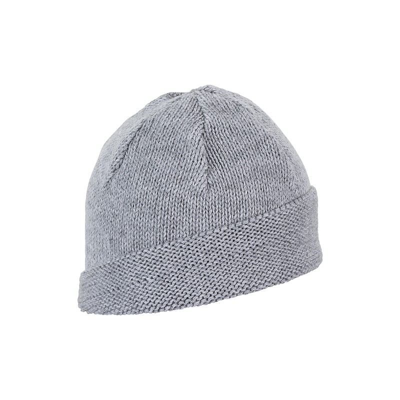 Sterntaler Unisex Baby’s Knitted Hat (Strickmütze) - Grey (Silver Mel.