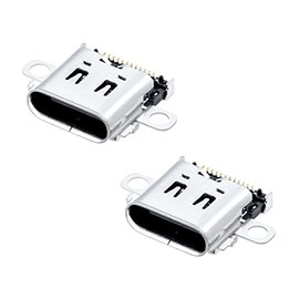 Mcbazel 2 Pack Replacement Type C Charging Port for Switch, USB C Charger Socket Connector for NS Switch Console Only