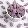 Purple Gummy Bears Sugared, 1.3 Pound Resealable Bag, Purple Candy,