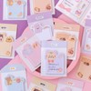 WIICOYK 6 Pack Sticky Notes Cute, Self-Stick Memo Pads Pastel,