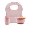 PAPU BABY Set de Comida - 1 Babero, 1 Vaso