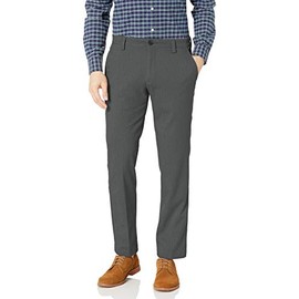Dockers Men's Straight Fit Easy Khaki Pants, Storm Heather, 40W x 32L