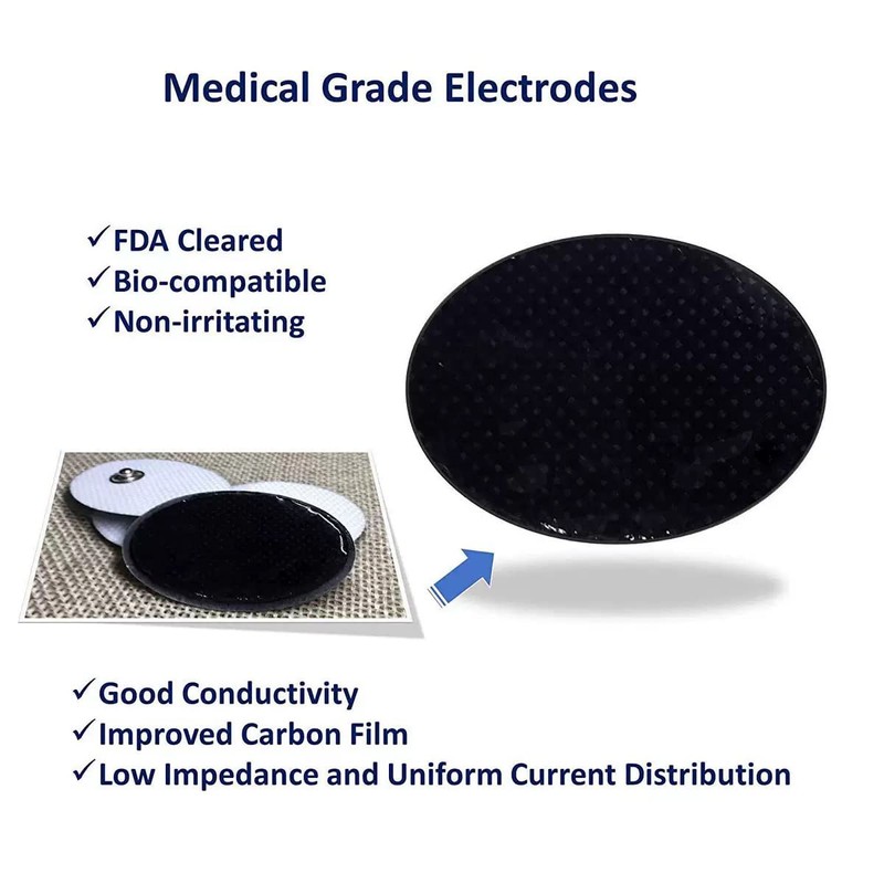 TENS Electrostimulator Pads Button Electrodes 3.5 mm for TENS Digital