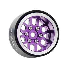 TCRC 4PCS Aluminum Deep Dish 1.0 Inch Beadlock Wheels Hubs for 1/24 Axial SCX24 AX24 FCX24 TRAXXAS TRX4M Redcat Ascent-18 1/18 RC Crawler Car Upgrades