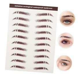 FOMIYES 6PCS 3D Waterproof Eyebrow Stickers Temporary Brow for Natural Look for Makeup Enthusiasts and Everyday Use