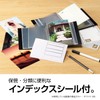 セキセイ SEKISEI アルバム ポケット ポストカードホルダー ハガキサイズ120枚 ライトグリーン ハガキ 101~150枚 黄緑色