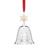 Lenox 896168 2024 Annual Musical Bell Silverplate Ornament, Christmas