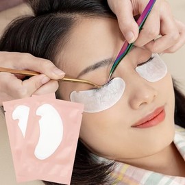 50 Pares De Almohadillas Para Debajo De Los Ojos, Parches De Gel De Extensión De Pestañas, Extensión De Pestañas Sin Pelusa Debajo De Hidrogel Para