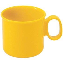 Nagao No. 7041Y One-Handed Cups, 8.7 fl oz (220 ml), Yellow, Plastic, Set of 20