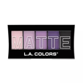 Sangpum Sangse Seolmyeong Chamjo LA COLORS 5색 매트 섀도 팔레트 퍼플 캐시미어 CEM473 LA COLORS 5-Color Matte Shadow Palette Purple Cashmere CEM473