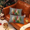 ZWJD cushion cover Christmas 30x50 set of 2 cushion covers,