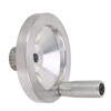 Hand Wheel Crank Handwheel Aluminum Alloy 0‑1mm Scale 80mm Diameter
