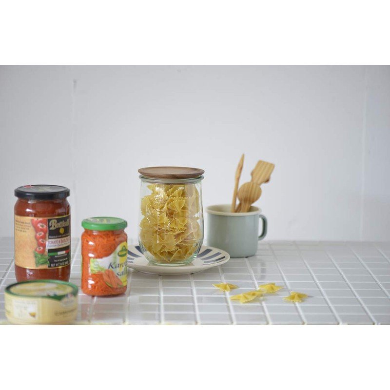 Marks International WECK WE-745 Tulip Shape Glass Storage Container, 3.3