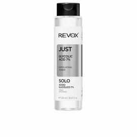 REVOX B77 - Just Glycolic Acid 7%, 250 ml, Tónico Facial Exfoliante para Rostro y Cuello, Exfolia, Ilumina y Mejora la Textura de la Piel, Calma y Ali