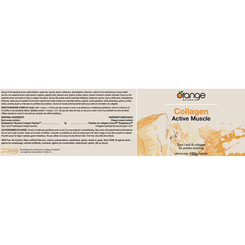 Orange Naturals - Collagen Active Muscle - 150g Powder