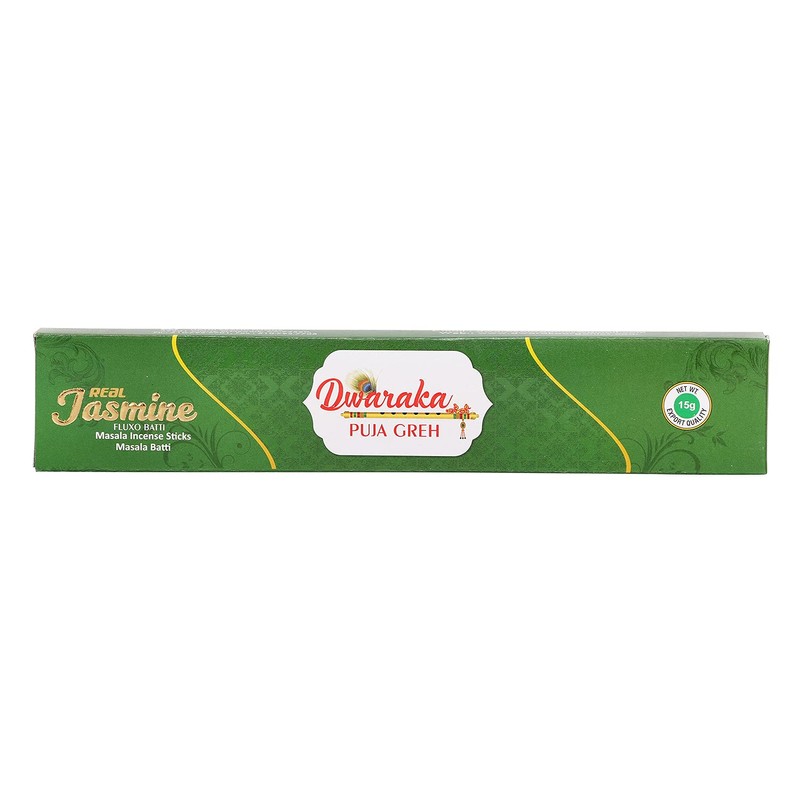 Dwaraka - Incense Sticks - Jasmine, 100 Sticks, All Natural,