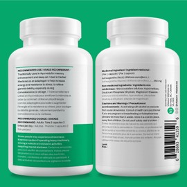 Vitasave Ashwagandha Capsules - 120 Vegetarian Capsules, 1300mg per Serving - Non-GMO, Gluten-Free & Dairy-Free