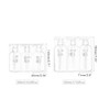 3PCS 300ml/500ml Press Liquid Soap Dispenser Reusable and Refillable Shampoo