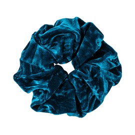Cicimeiluody Jumbo Velvet Scrunchies For Women Oversize Scrunchies for Thin & Thick Hair No Damage To Hair Holds Tide (1, Kelin Blue)