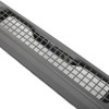 CROSSDESIGN Upper Dash Defrost Vent Bezel Trim Panel Gray Compatible