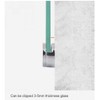 [4 Pieces] Adjustable Rimless Rectangle Glass Shelf Holder Heavy Duty