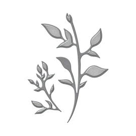 Spellbinders D-Lites Plants Etched Dies, Brown