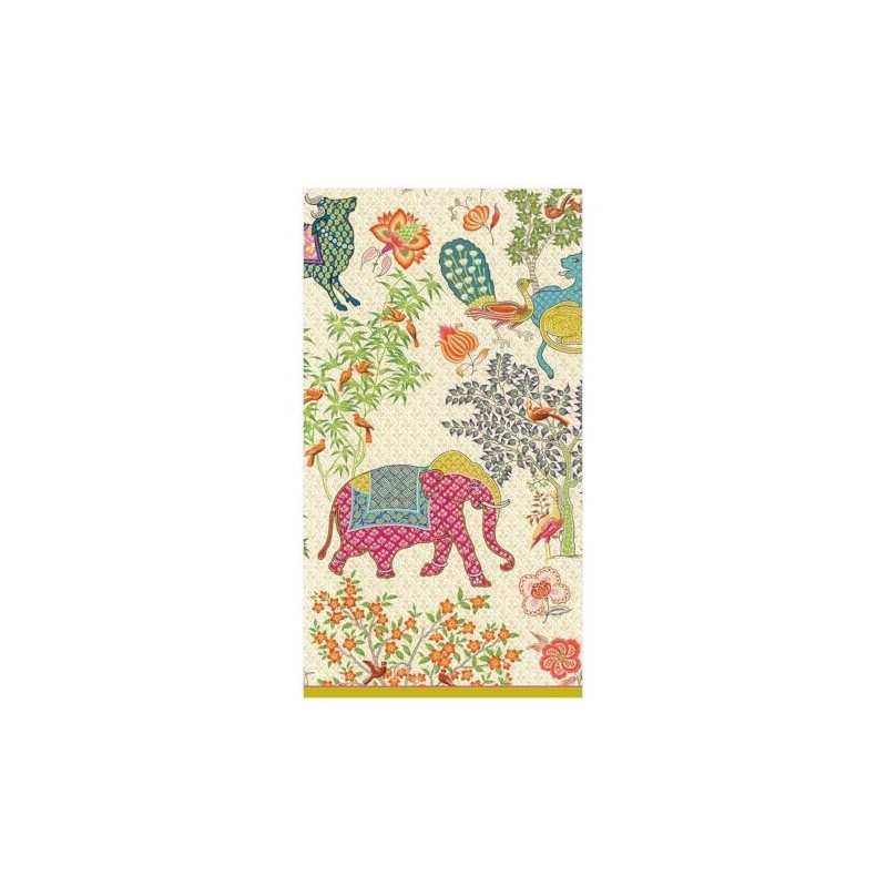 Caspari Entertaining 30-Pack Le Jardin De Mysore Guest Towels by