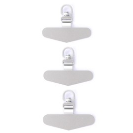 Phone Tether Tab,Lanyard Patch for Cell Phone, 360° Rotatable Stainless Steel Prevent Loss, Compatible Full Coverage Phone Cases Accessories Silver/Black/Gold (3, fashion silver)