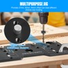 Shelf Pin Jig, 6.35mm 1/4 Cabinet Adjustable Shelf Jig Drill