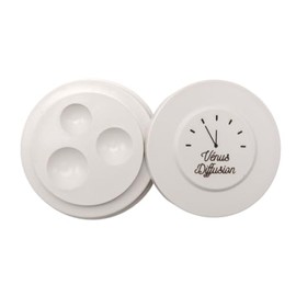 KD89 Oil Cruet with 3 Buckets – Container for Storage of Oils & Fats for Watches – with Anti-Dust Lid. Venus Diffusion