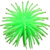 WinldMonmo Artificial Sea Anemone Aquarium Decorations, Silicone Coral Plant, Green,