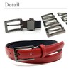 bell la bell Thin Belt [Made in Japan] Black Cowhide